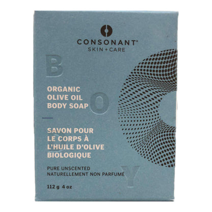 Savon corporel à l'huile d'olive biologique Consonant