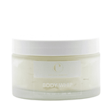 The Cure Skincare Original Body Whip in a 200ml glass jar. Rich moisturizer for dry skin with cocoa and shea butter scent.