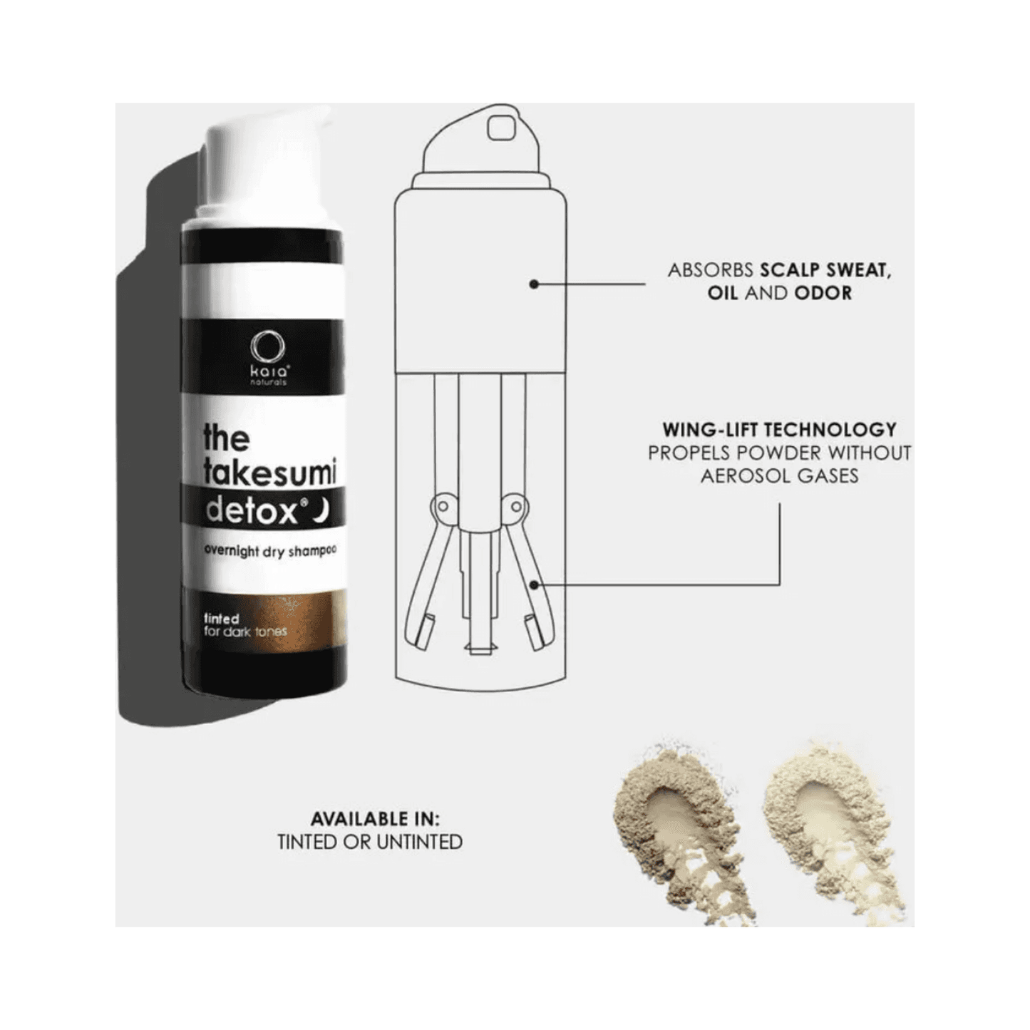 Kaia Naturals Overnight Dry Shampoo - Tinted