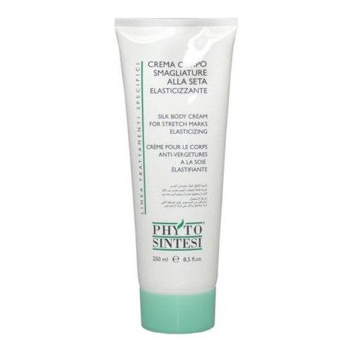 Phyto Sintesi Silk Cream for Stretch Marks in 250ml tube, body treatment for reducing and preventing stretch marks. Ideal for smooth, elastic skin.