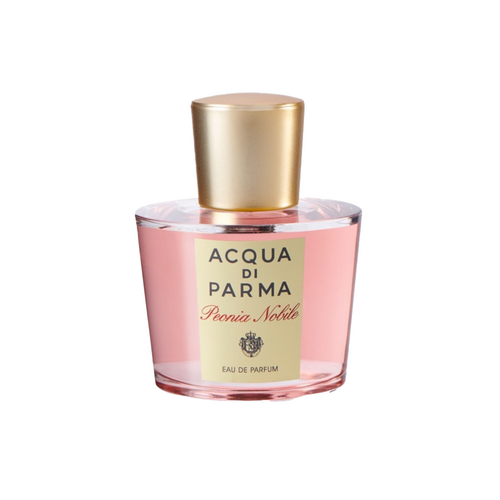 Acqua Di Parma Peonia Nobile EDP 100ml Perfume for women, showcasing a refined floral scent in a chic pink and gold bottle for beauty enthusiasts.