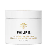 Philip B Botanical Peppermint Aguacate cuero cabelludo exfoliante