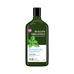 Strengthening peppermint shampoo by Avalon Organics, ideal for frizzy and brittle hair, featuring a biodegradable, vegan formula.