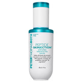 Peter Thomas Roth Peptide Skinjection Wrinkle Serum in a white and teal 30ml bottle, designed for wrinkle reduction and needle-free skin treatment.