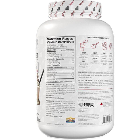 Perfect Sports BALANCED DIESEL GRASS-FED PROTEIN, 21 Servings