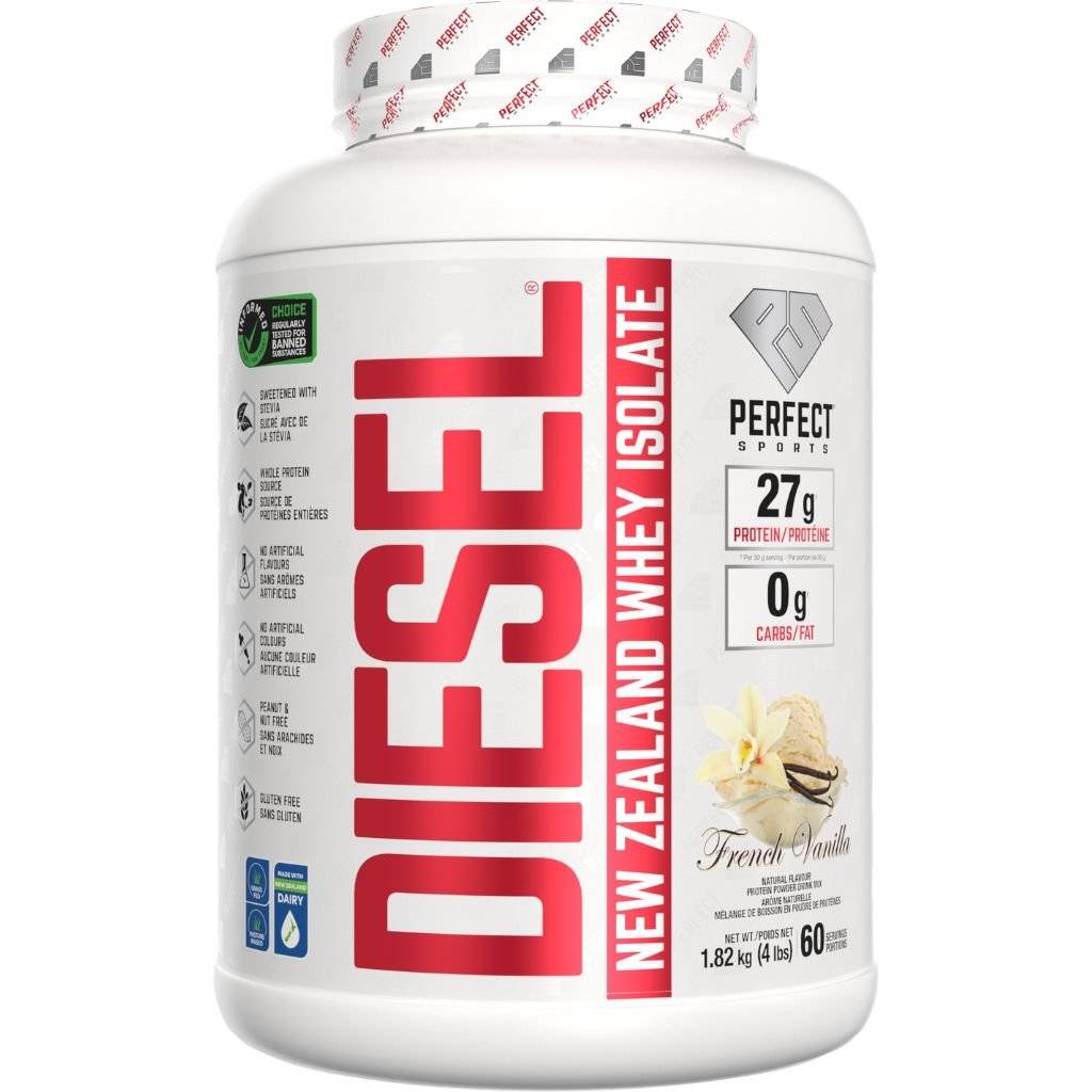 Perfect Sports DIESEL (New Zealand Whey Protein Isolate), 4lb