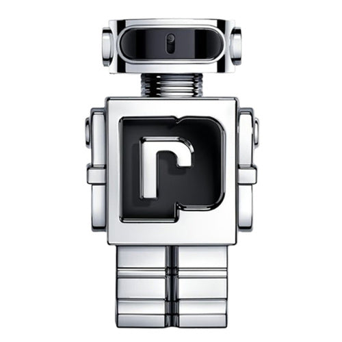 Paco Rabanne Phantom fragrance - robot-inspired bottle design. A modern, magnetic scent for men under lifestyle and personal care.