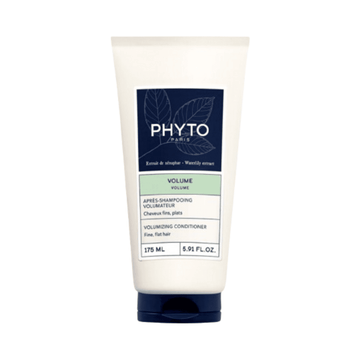 Phyto Phytovolume Volumizing Conditioner 175ml tube for fine, flat hair. Boosts volume, detangles, and hydrates without weighing hair down.