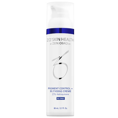 ZO Skin Health Pigment Control + Blending Creme with 2% hydroquinone for targeted skin pigmentation treatment in face serum category.