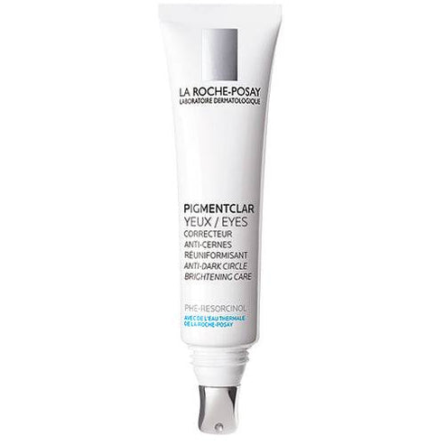 La Roche Posay Pigmentclar Eyes - Dark Circle Corrector eye treatment with metal applicator tip for brightening and evening under-eye tone.