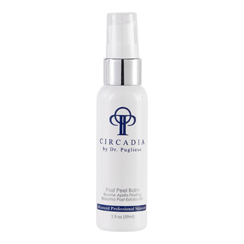 Circadia Post Peel Balm in a 2 fl oz pump bottle for calming and hydrating post-procedure skin. Ideal for brightening and skin comfort.