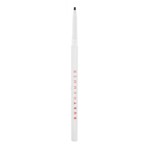 Ruby Hammer Precision Eyeliner Pencil with 1.7mm tip in sleek white casing, ideal for detailed eye makeup application and creative liner designs.
