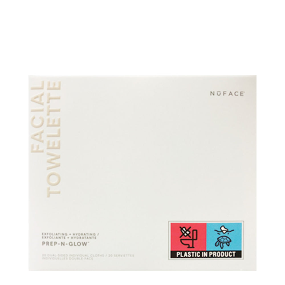 Nuface prep-n-glød dobbeltsidet klude
