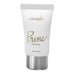 Primer de maquiagem facial - Mirabella Prime em elegante embalagem branca e prata, ideal para hidratar e preparar a pele antes da base.