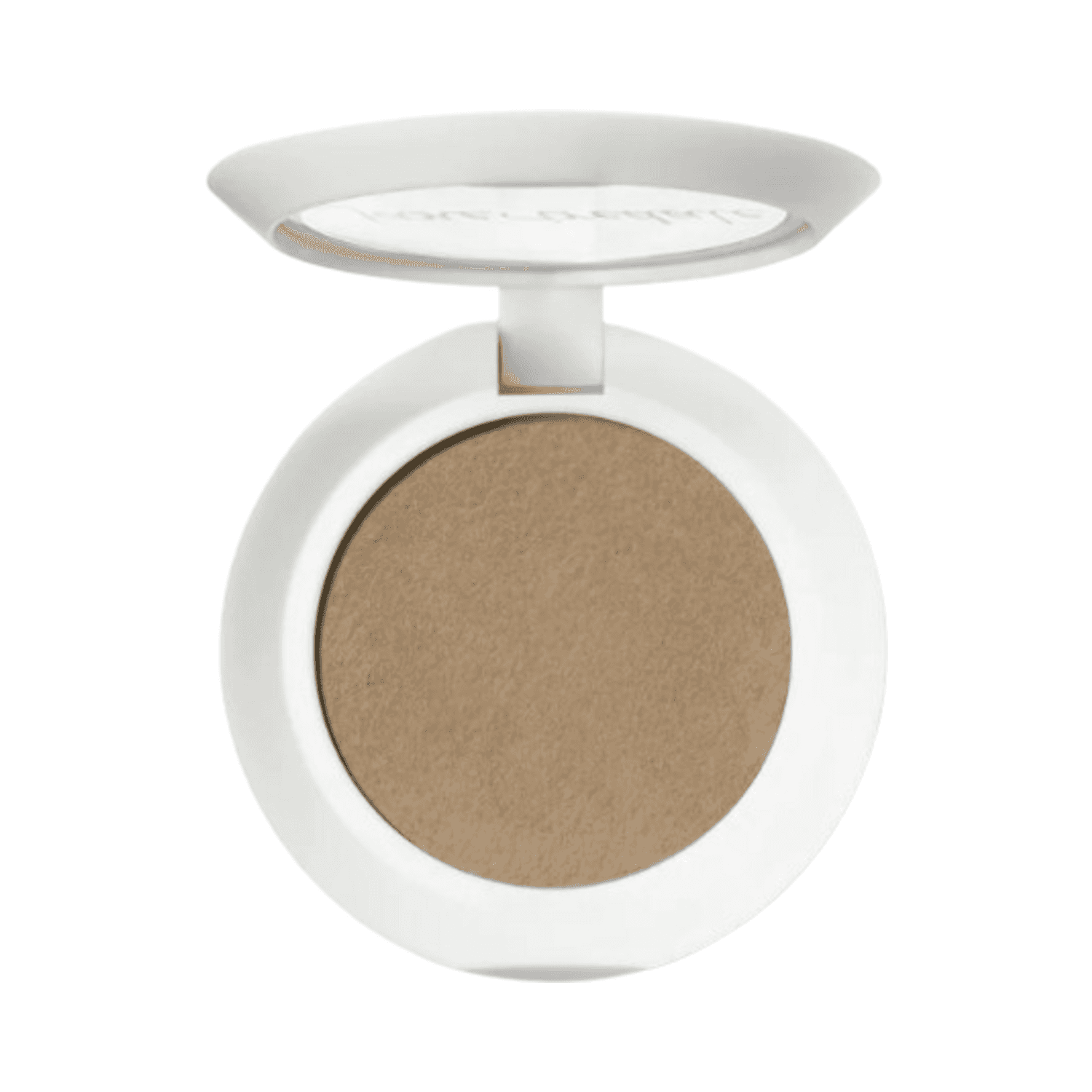 Open compact of jane iredale Purebrow Brow Powder in blonde. Ideal for filling and shaping light-colored brows.