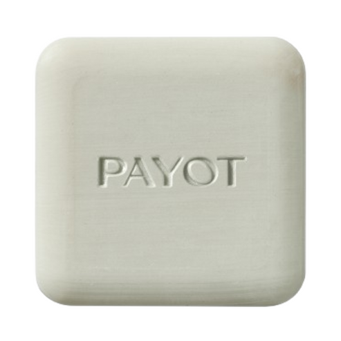 Payot Purifying Cleansing Bar, square solid soap for body wash and blemish care. Gentle formula for daily use on acne-prone skin.