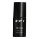 Exoie RE|PAIR Serum for Dry Skin in a sleek black 30ml bottle, ideal for post-treatment skincare and dry skin restoration.