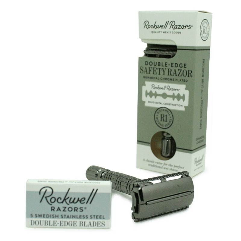 Rockwell R1 DE Safety Razor - Gunmetal