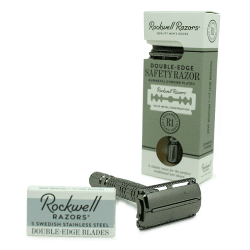 Rockwell R1 DE Safety Razor - Gunmetal