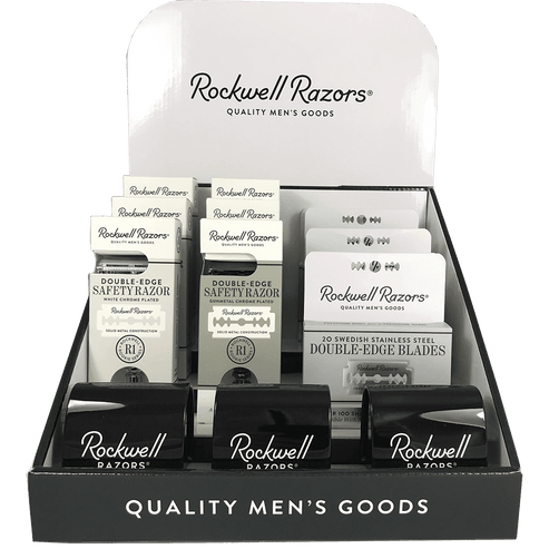 Rockwell Razors Rookie Value Bundle Shave Hardware Display