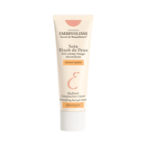 Embryolisse Radiant Complexion Cream - Apricot Glow tube with detoxifying gel-cream label for smoothing skin and enhancing radiance.