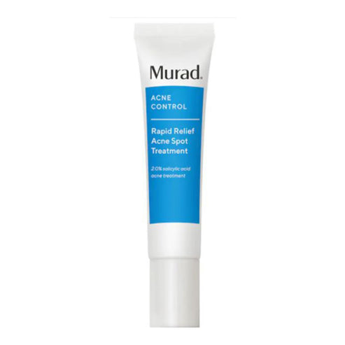 Murad Rapid Relief Acne Spot Treatment face serum with 2% salicylic acid for fast blemish reduction. Ideal for acne-prone skin on face and neck.