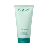 Payot Rebalancing Purifying Mask in mint green tube packaging. Purifying face mask for pore tightening and oil control in skincare routine.