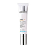 Redermic C Eyes Treatment by La Roche Posay in a white tube with silver cap, designed to reduce wrinkles and firm under-eye skin with Vitamin C.