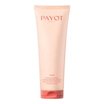 Payot Rejuvenating Cleansing Cream tube for makeup removal, ideal for gentle facial cleansing and skin nourishment.