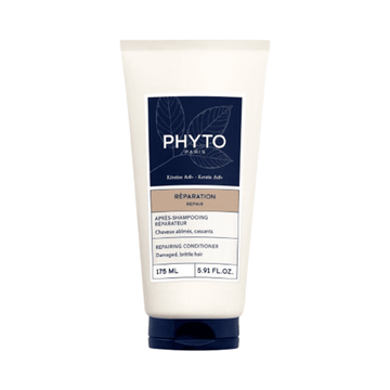 Phyto Repairing Conditioner - Repair & Strengthen Hair, 175ml tube for damaged, brittle hair with keratin and amino acids.