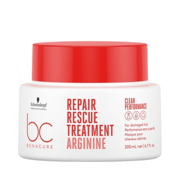 Bonacure Repair Rescue Treatment Hair Treatment by Schwarzkopf in a 200 ml jar for damaged hair, available at eSkinStore.