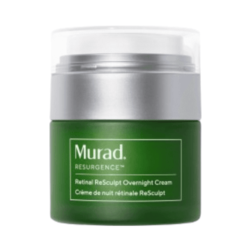 Murad Retinal ReSculpt Overnight Cream jar with green label