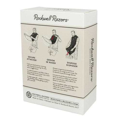 Rockwell Razors Beard Bib and Manicure set Display Bundle