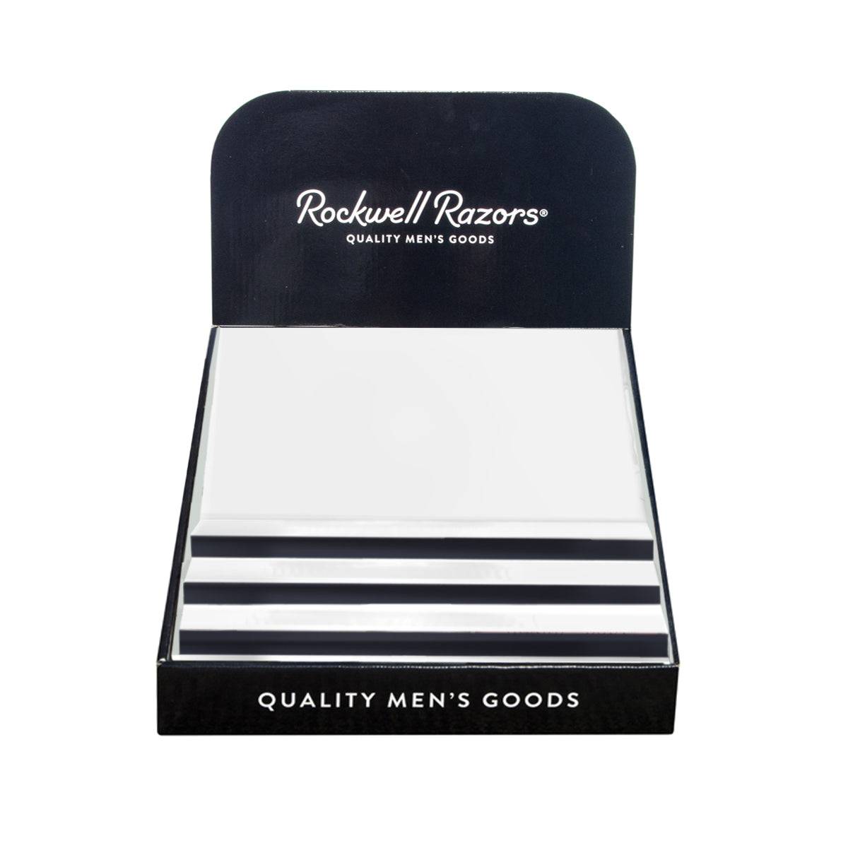 Rockwell Razors Empty Retail Cardboard Display (Build Your Own)