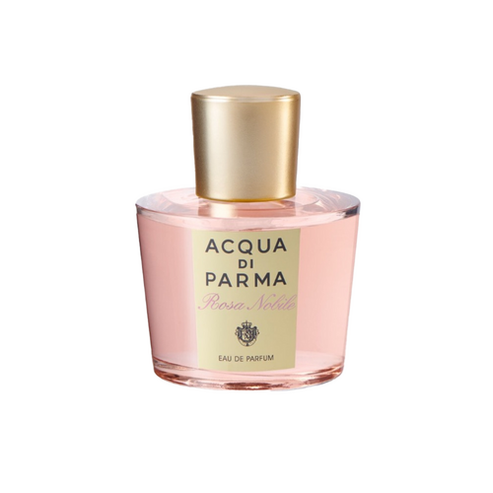 Acqua Di Parma Rosa Nobile EDP 100 ml in sleek glass bottle, ideal for gifting or daily wear with refined rose and citrus fragrance blend.