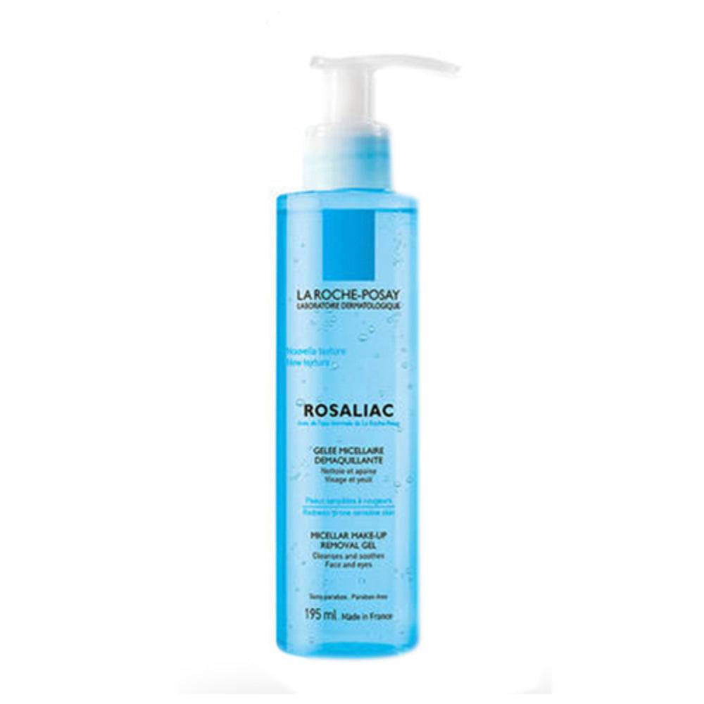 La Roche Posay Rosaliac Gel - Soothing Cleanser for Redness in 195ml pump bottle. Ideal makeup remover for sensitive, redness-prone skin.