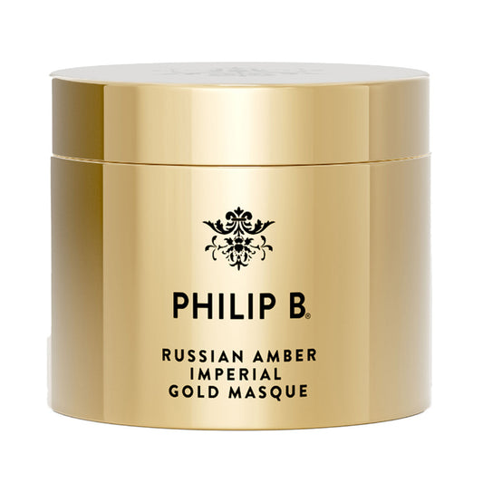 Masque d'or impérial d'ambre russe botanique de Philip B