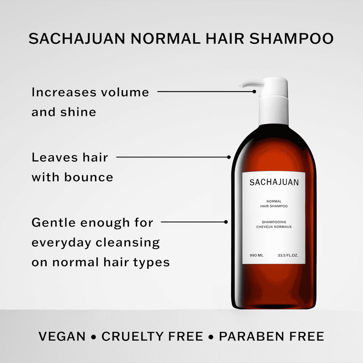 SACHAJUAN Normal Hair Shampoo 990 ml