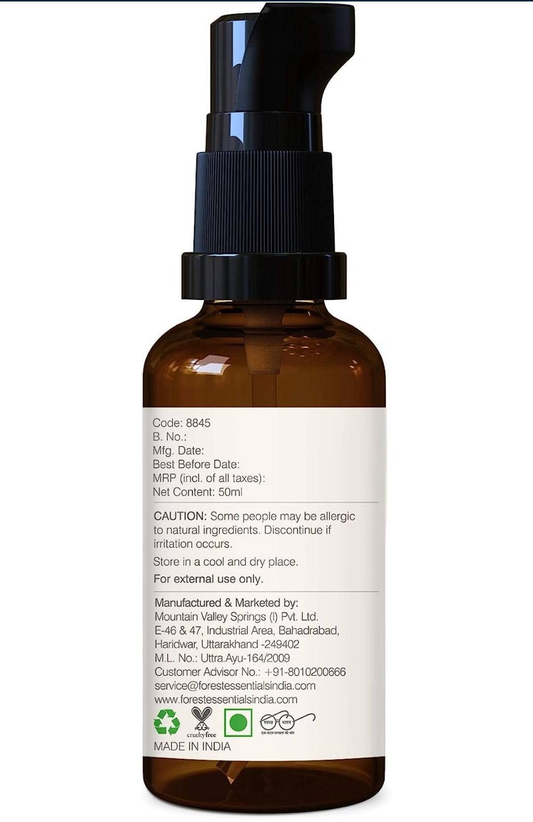 Forest Essentials Sun Fluid Tender Coconut Water with Turmeric & Basil Leaf SPF 50|PA + +