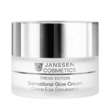Janssen Glow Cream - Radiant Skin Care | Dual Hydration moisturizer in a sleek silver-lidded jar for dry skin and radiant complexion.