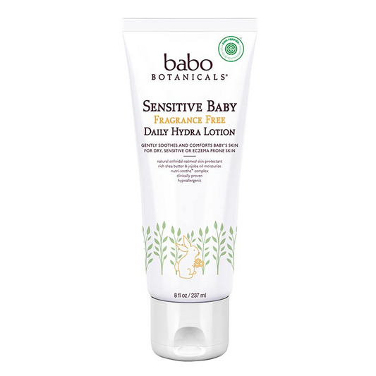 Babo Botanicals Sensitive Baby Fragrance Free Daily Hydra Lotion