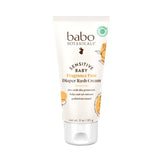 Babo Botanicals Zinc Diaper Cream - Rash Relief | 25% Zinc, gentle and fragrance-free diaper rash cream for babies with sensitive skin, 3 oz tube.