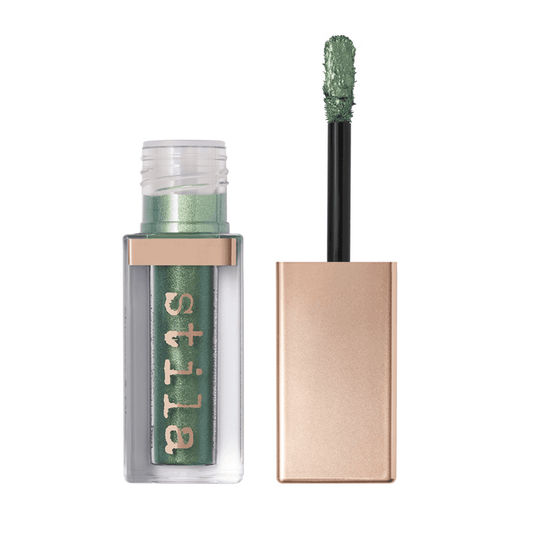 Stila Shimmer Liquid Eye Shadow - Glister & Gleam i skimrande brons, 4 ml med precisionsapplikator för levande ögonlook.