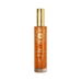 Kos Paris Shimmering Oil i en elegant glassflaske med gullhette, ideell for å forbedre naturlig glød og fukte tørr hud.