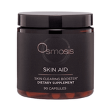 Osmosis Professional Skin Aid dietary supplement featuring skin-clearing booster formula with Triphala and Psyllium.