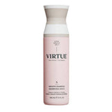 Virtue Smooth Shampoo 240ml full-size bottle designed to cleanse and calm unruly hair. Smooth Hair Shampoo for soft, shiny results.