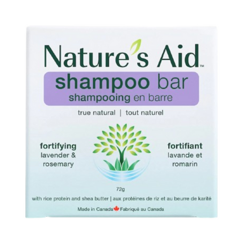 Nature's Aid Solid Shampoo Bar - Lavender and Rosemary