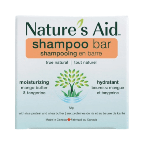 Nature's Aid Solid Shampoo Bar - Mango and Tangerine
