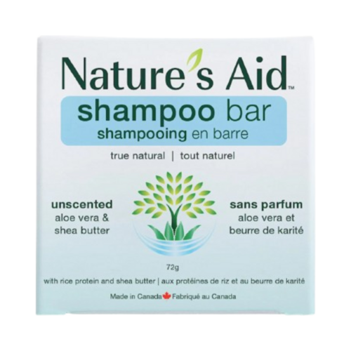 Nature's Aid Solid Shampoo Bar - Unscented