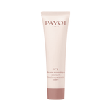 Payot Soothing Aromatic Face Balm in a soft pink tube, ideal for calming sensitive skin and reducing redness with lavender and thyme extracts.
